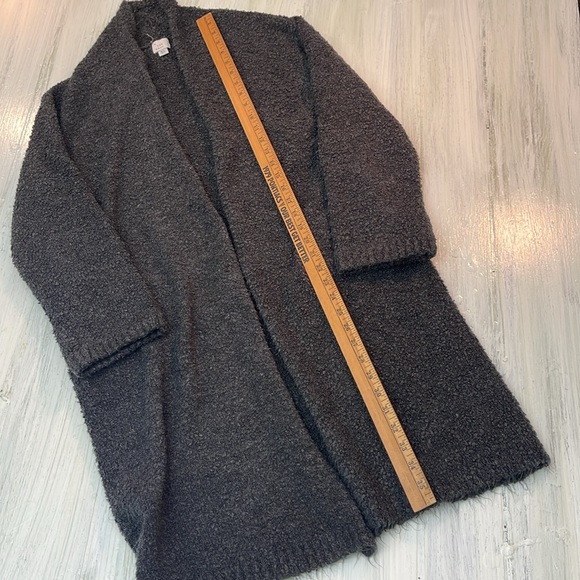 A New Day Cozy Long Black/Gray Cardigan Women’s Size M/L - Picture 3 of 9